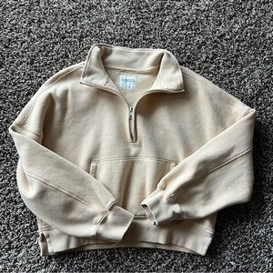 Abercrombie Cropped Quarter Zip